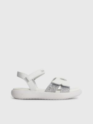 Silver glitter sandals for on sale girls