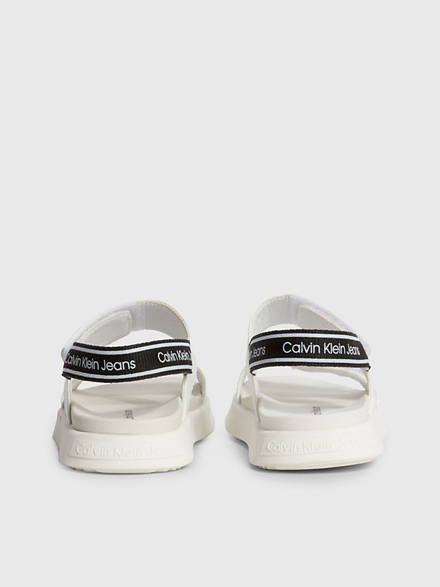 WHITE Logo-Sandalen für Kinder für girls CALVIN KLEIN JEANS