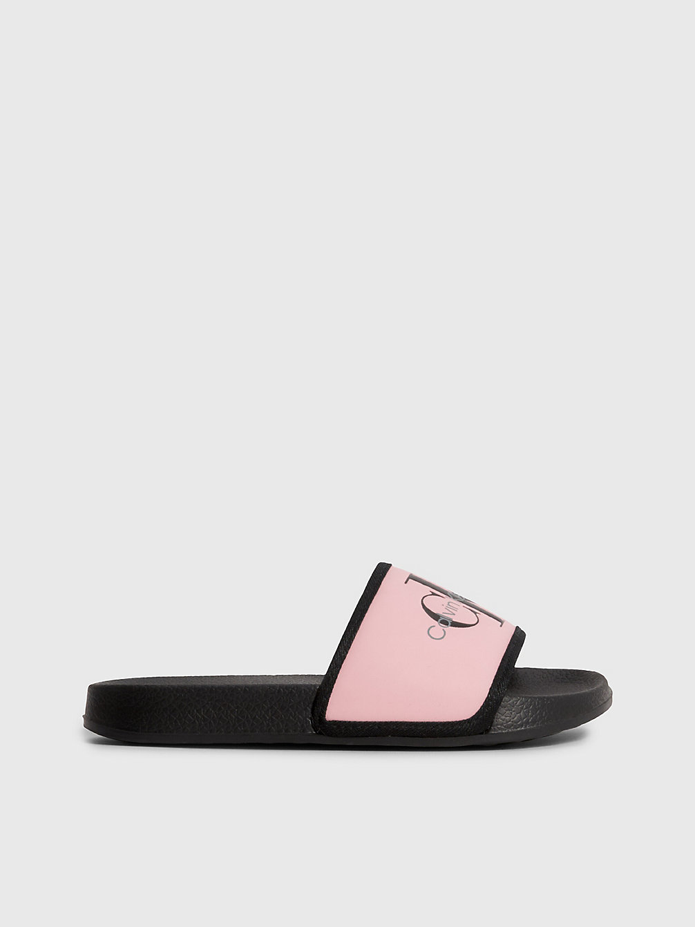 PINK/BLACK Logo-Slippers Für Kinder undefined girls Calvin Klein