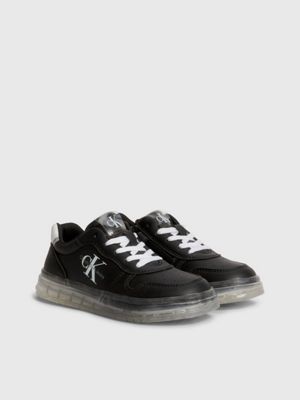 Black calvin klein outlet trainers