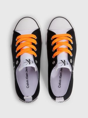 Orange calvin sale klein shoes