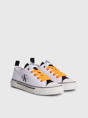 Calvin klein online canvas trainers