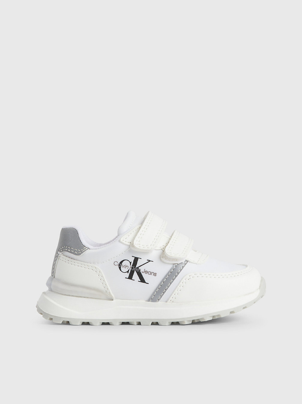 WHITE/GREY Sneakers Met Klittenband Voor Peuters En Kids undefined jongens Calvin Klein