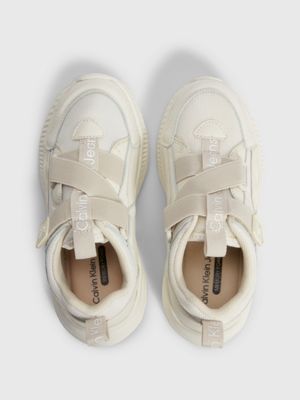 off white kids velcro trainers for kids gender inclusive calvin klein jeans