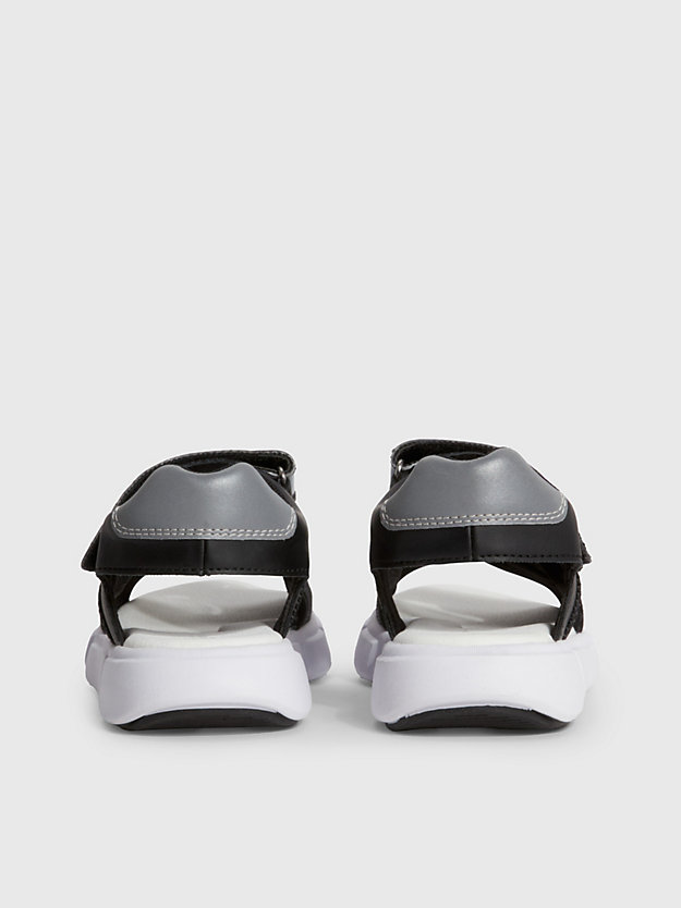 BLACK Kids Velcro Sandals for boys CALVIN KLEIN JEANS