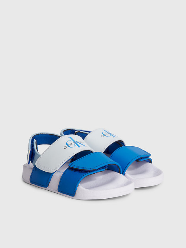 ROYAL/WHITE Toddlers and Kids Sandals for boys CALVIN KLEIN JEANS