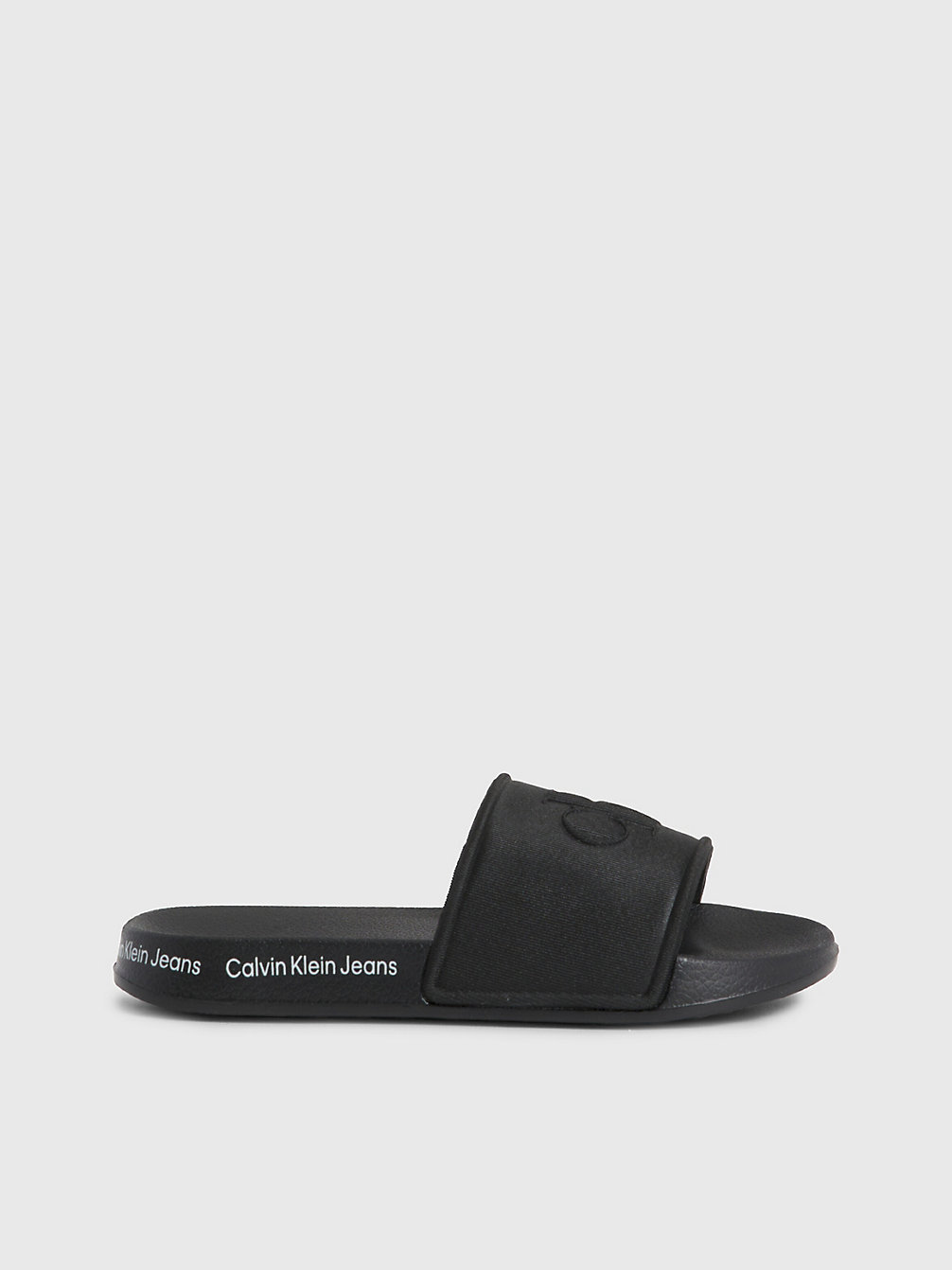 BLACK Logo-Slippers Für Kinder undefined boys Calvin Klein