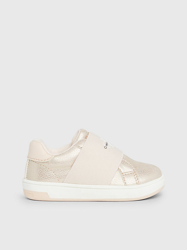 pink toddlers and kids pull-on trainers for girls calvin klein jeans