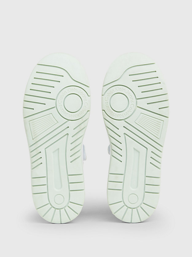 green/white sneakers für kinder für maedchen - calvin klein jeans