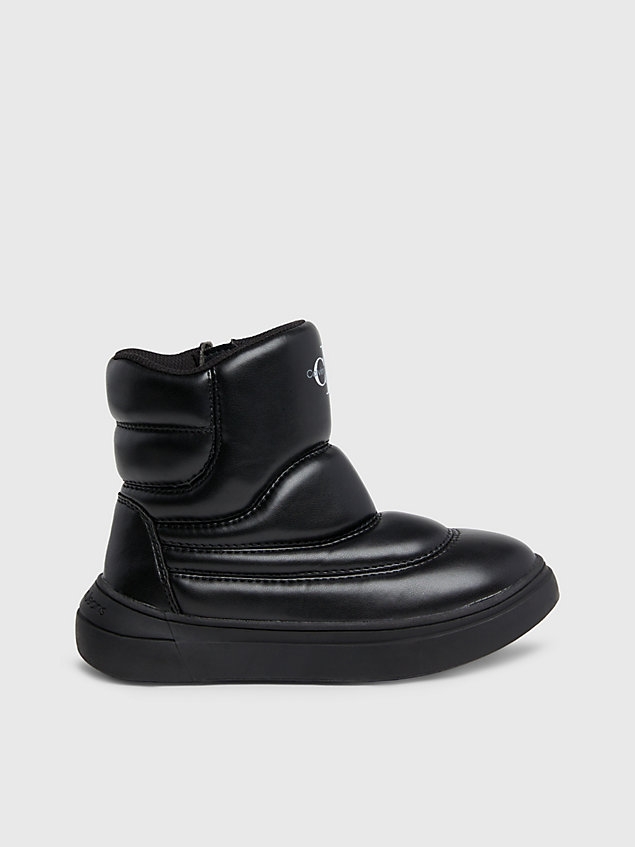 black gefütterte kinder-boots für maedchen - calvin klein jeans