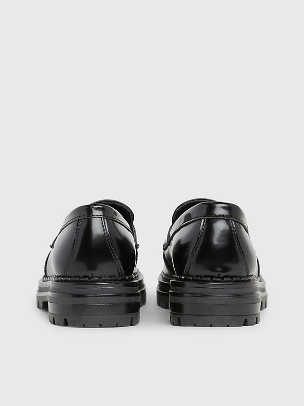 black loafers für kinder für maedchen - calvin klein jeans