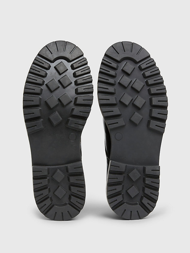 chaussure à lacets pour enfant black pour filles calvin klein jeans