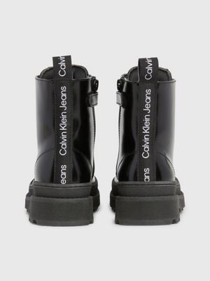 Calvin klein hot sale boots black