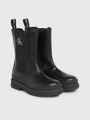 Calvin klein best sale rubber chelsea boots