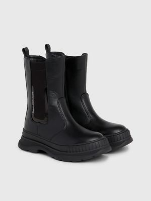 Calvin Klein Kids Logo Boots - 31 - Black - Girls