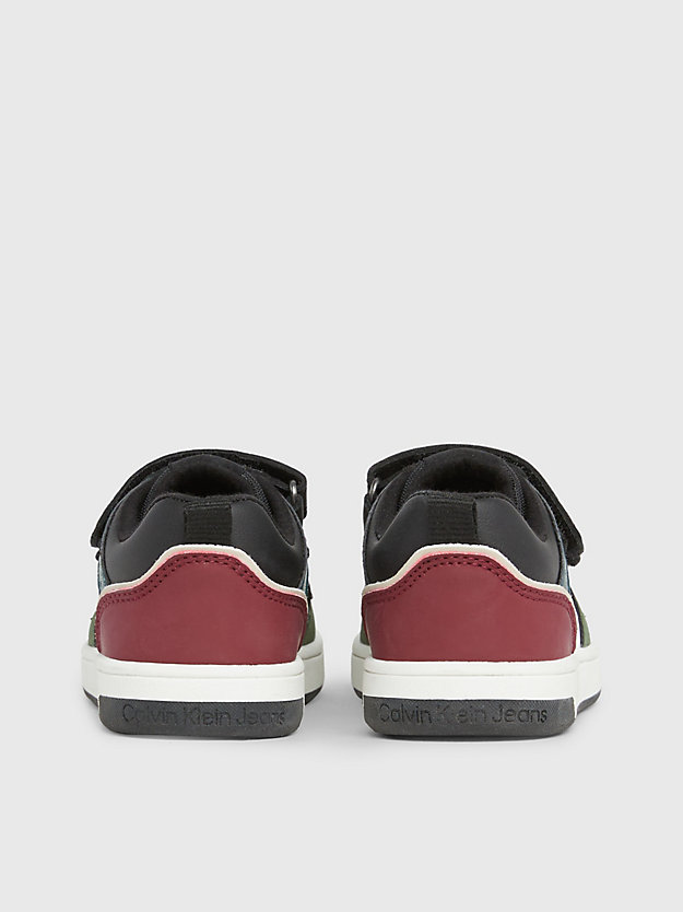multicolor toddlers and kids velcro trainers for boys calvin klein jeans
