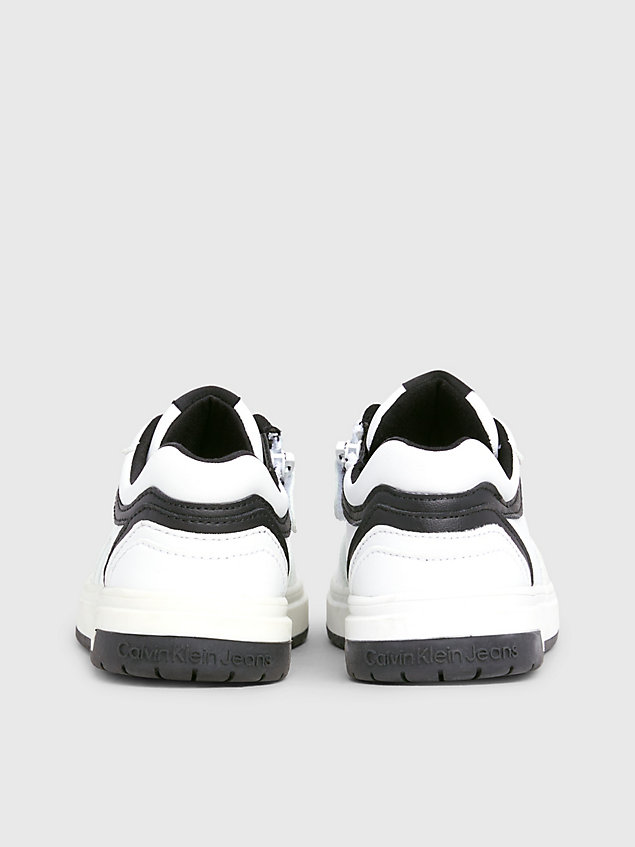 white kids trainers for kids unisex calvin klein jeans
