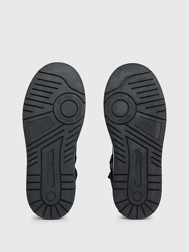 zapatillas de caña alta para niños black de kids unisex calvin klein jeans