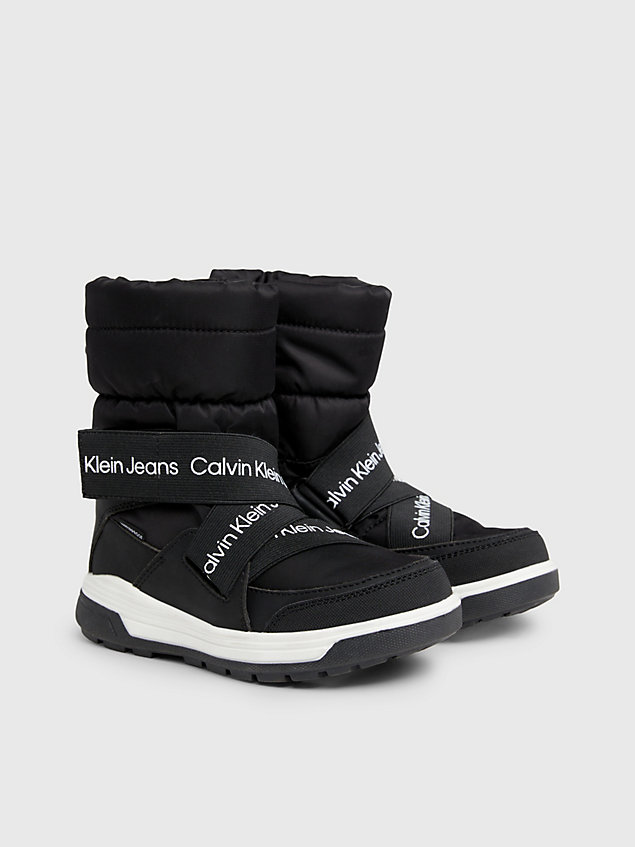 black snowboots voor kinderen voor kids unisex - calvin klein jeans
