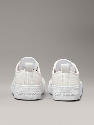 beige kids trainers for girls calvin klein jeans