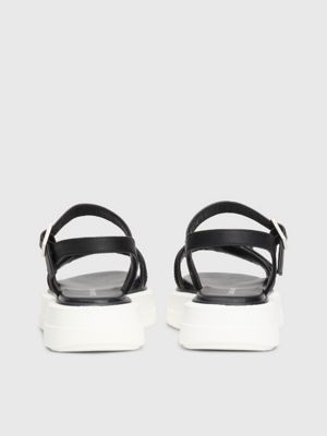 black kids platform sandals for girls calvin klein jeans