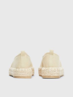 beige kids wedge espadrilles for girls calvin klein jeans