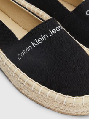 black wedge-espadrilles für kinder für mädchen - calvin klein jeans