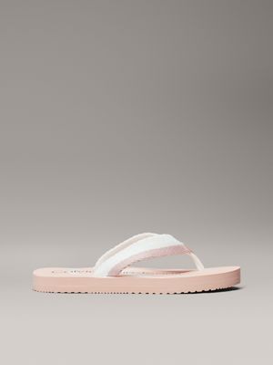 pink kids flip flops for girls calvin klein jeans