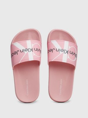 Pink calvin klein clearance sliders