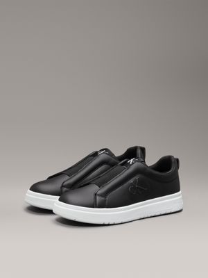 black kids slip-on trainers for kids gender inclusive calvin klein jeans