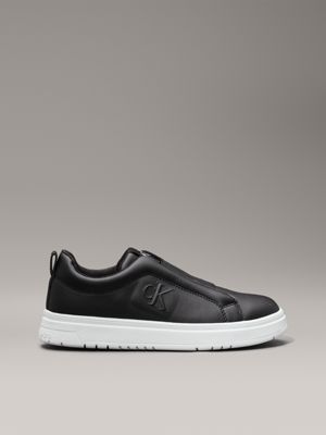 Kids leather trainers on sale