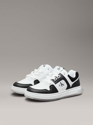 black/white kids trainers for kids gender inclusive calvin klein jeans