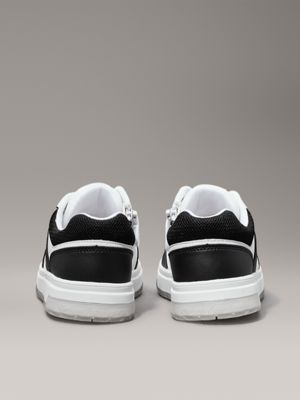 black/white kids trainers for kids gender inclusive calvin klein jeans