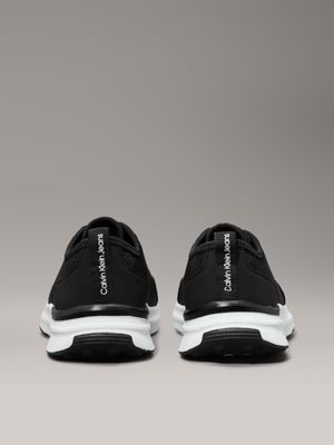 black kids zip trainers for kids gender inclusive calvin klein jeans