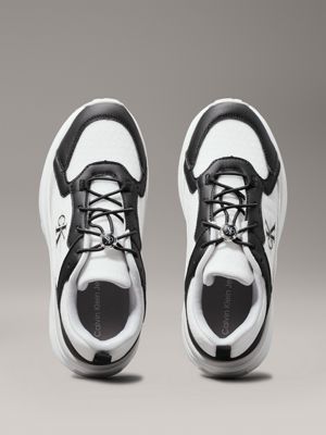 black/white kids trainers for kids gender inclusive calvin klein jeans