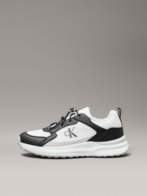 black/white kids trainers for kids gender inclusive calvin klein jeans