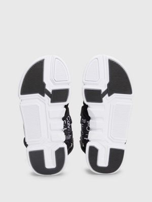 black kids logo sandals for boys calvin klein jeans