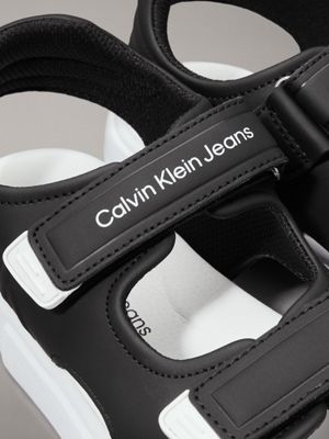 black kids velcro sandals for boys calvin klein jeans