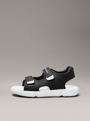 black kids velcro sandals for boys calvin klein jeans