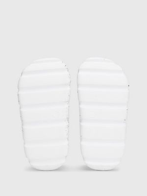 white kids and toddlers clog sandals for kids gender inclusive calvin klein jeans