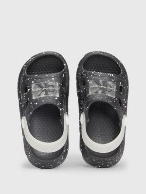 black kids and toddlers clog sandals for kids gender inclusive calvin klein jeans