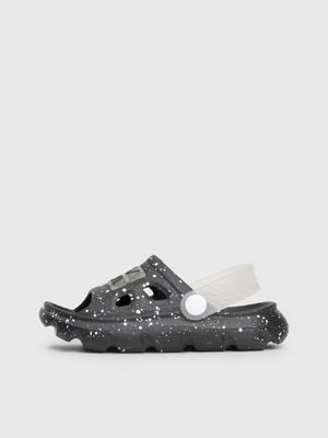 black kids and toddlers clog sandals for kids gender inclusive calvin klein jeans