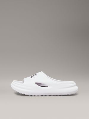 ciabatte bambino white da gender-inclusive bambini calvin klein jeans