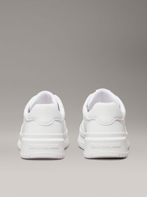 white kids trainers for girls calvin klein jeans