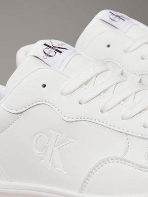 white kids trainers for girls calvin klein jeans