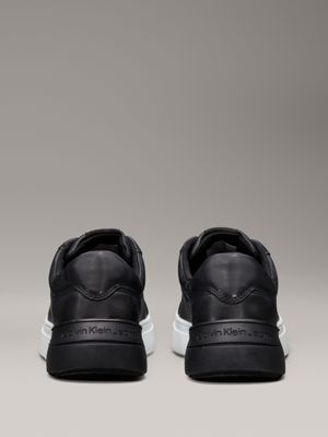 black kids satin trainers for girls calvin klein jeans