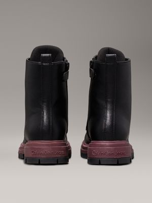 black kids boots for girls calvin klein jeans