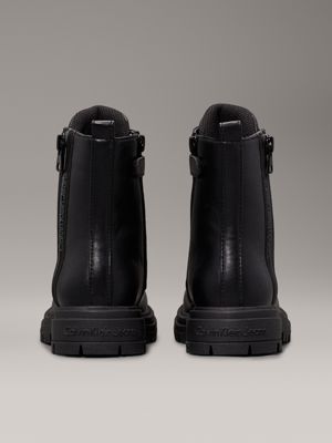 black kids boots for girls calvin klein jeans