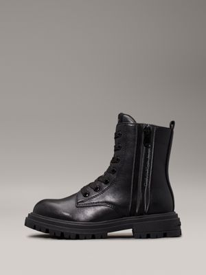 black kids boots for girls calvin klein jeans