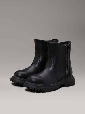 black kids chelsea boots for girls calvin klein jeans